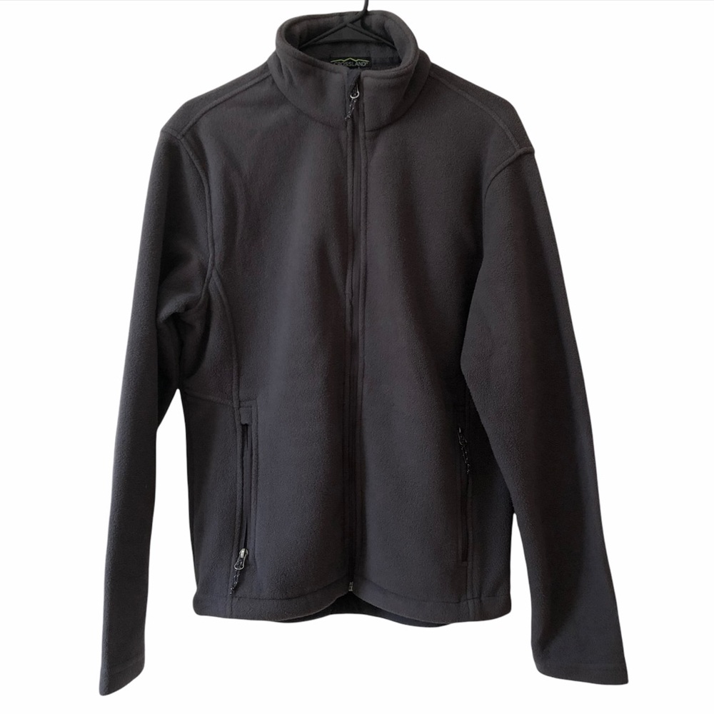 2/$25 - Crossland Men's Gray Fleece Zipper Jacket